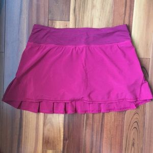 lululemon 'Pace Setter’ Skirt (magenta)